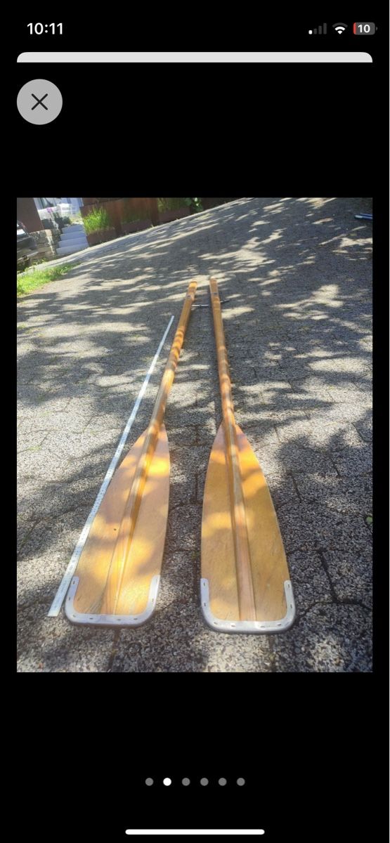 Gommoni, kayak & canoe: Originale Nova Sitzruder. Sie sind 3 Meter lang  – Usato da Elgg venduto da M-A-C 1
