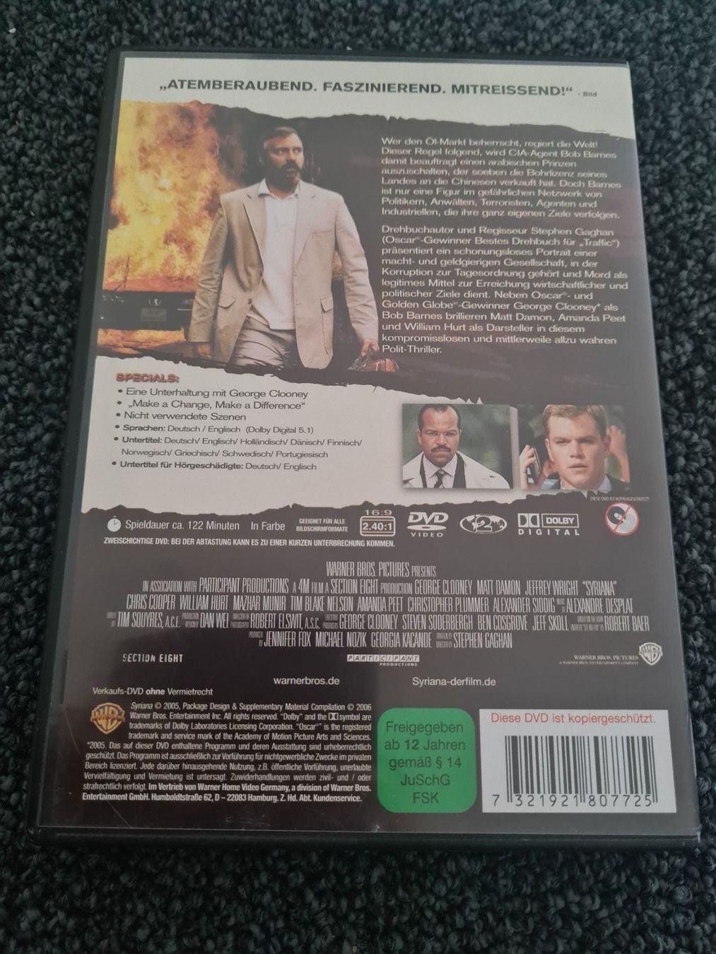 Tutti i DVDs: SYRIANA(7086) – Usato da Ruswil venduto da M71 1