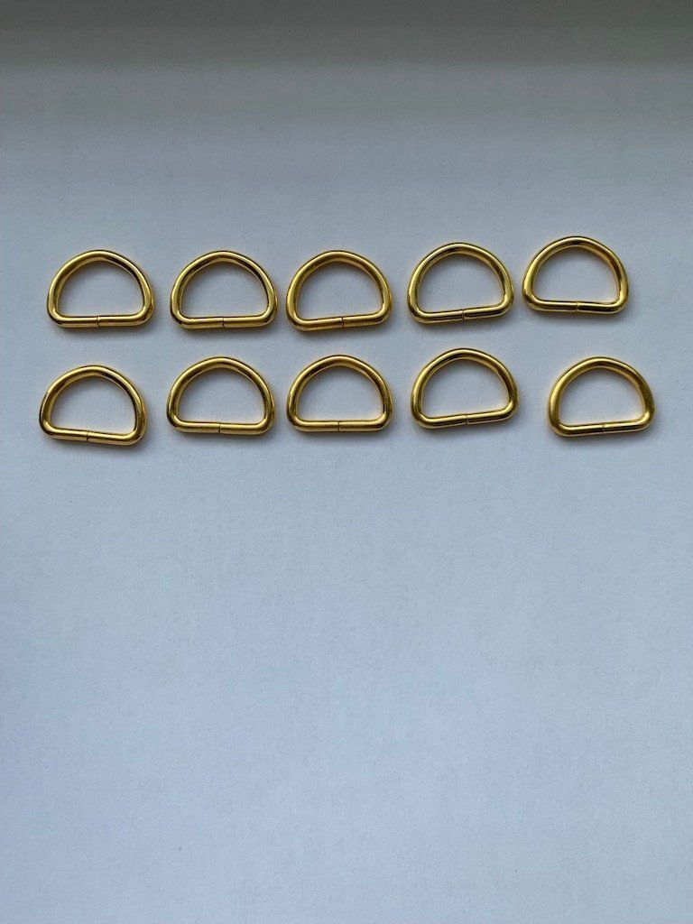 Tops: Gelbgoldene Halbrundringe NEU – Neu (gemäss Beschreibung) aus Oberrieden von rhidybli