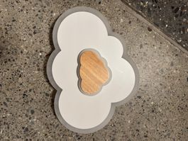 LED Kinderdeckenleuchte mit Wolkenmotiv - wie neu
