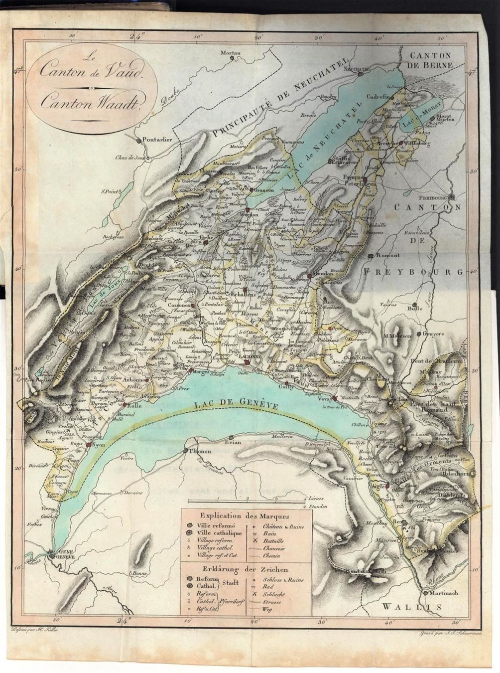 Libri: Etrennes pour le Canton de Vaud 1815 – Usato da Rafz venduto da Helvet32 5