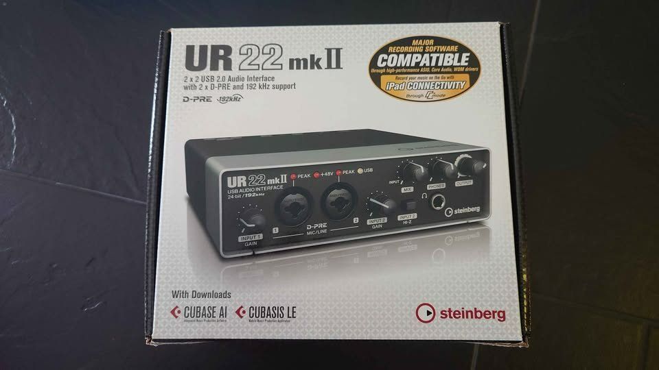 Attrezzatura per studi di registrazione: Steinberg UR22 Mk II USB Audio-Interface – Usato da Seltisberg venduto da car_7kwr