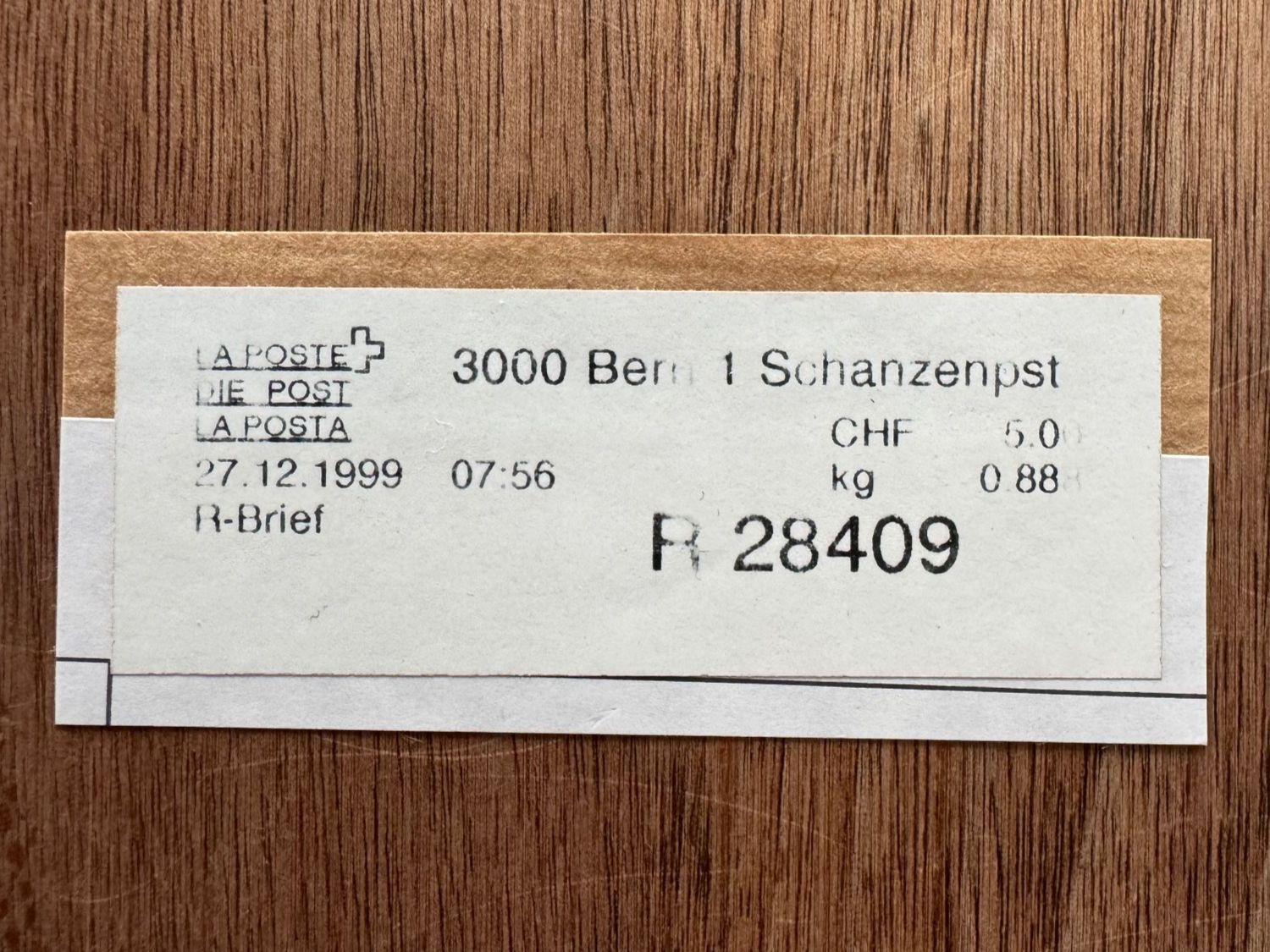 Tutti i francobolli: SFS 14 auf Ausschnitt, eingeschriebener Brief R 28409 – Usato da Jegenstorf venduto da lemur