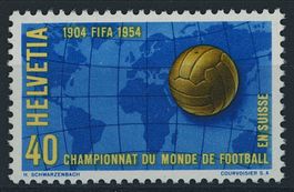 1954 - Fussball WM - Abart • Atlantis - postfrisch **