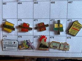 Pins Zeitungen BZ und Diverse