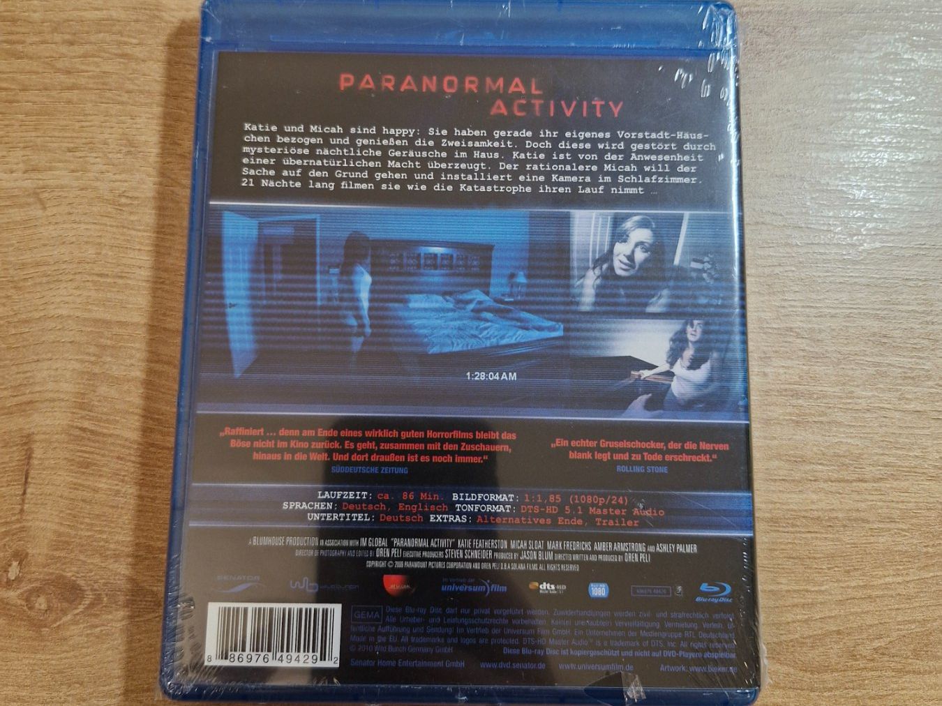 Tutti i DVDs: Paranormal Activity (2007) NEU OVP Bluray – Nuovo e nell'imballaggio originale da Pfungen venduto da Whitie 1