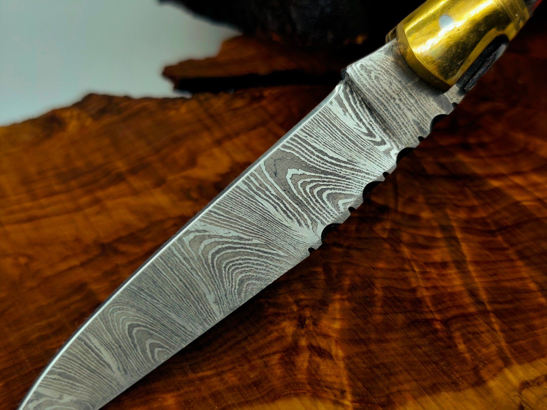 Accessori: Laguiole Damast Messer Klappmesser echtes Damastmesser – Nuovo e nell'imballaggio originale da Arlesheim venduto da Premius_1 3