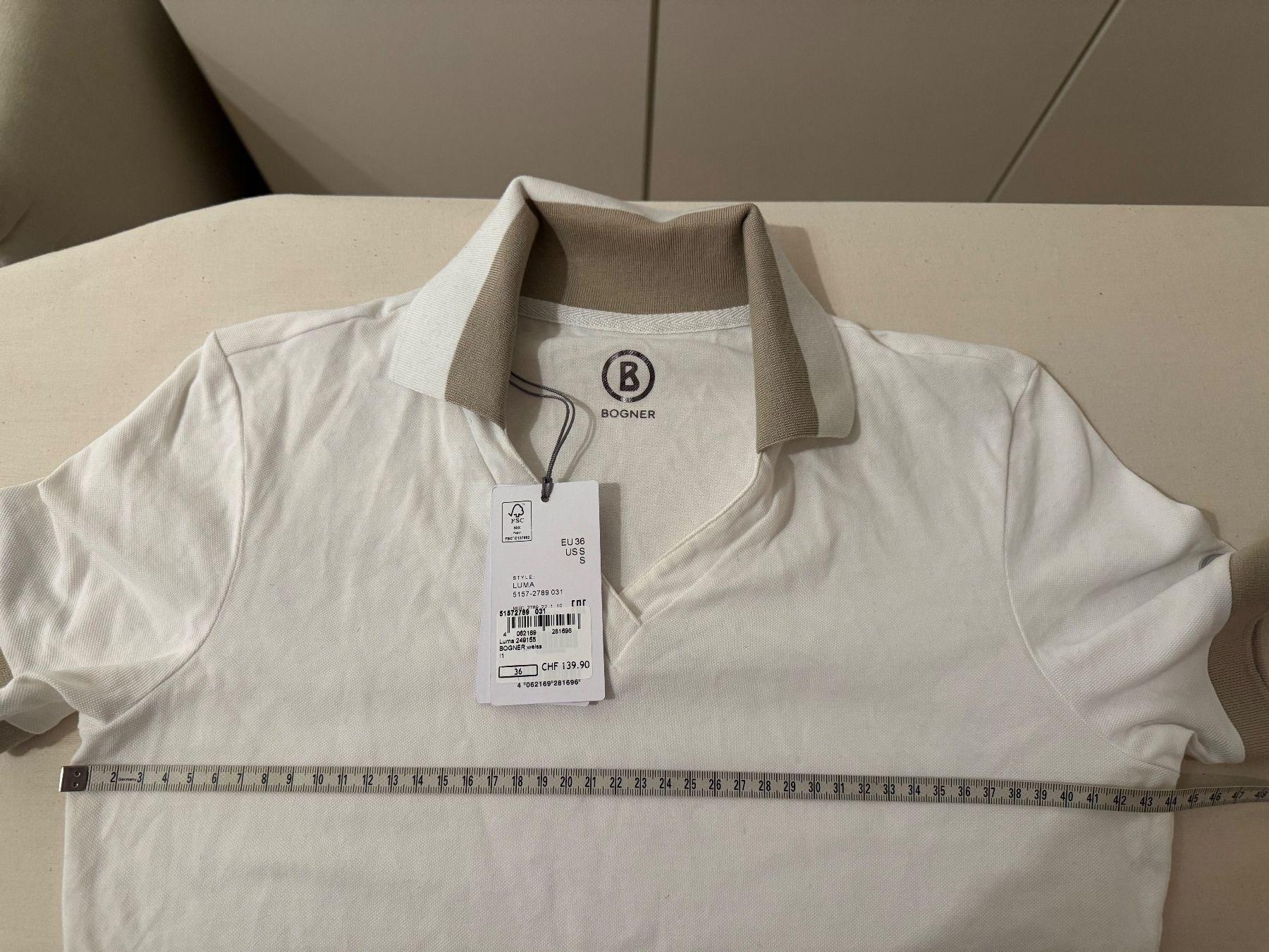 Bogner Magliette Polo: Weisses Golf Polo BOGNER, NEU – Nuovo e nell'imballaggio originale da Binz venduto da kratzer01 2