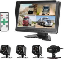 VSYSTO 4CH HD Autokamera 10-Zoll-Monitor Rückfahrkamera