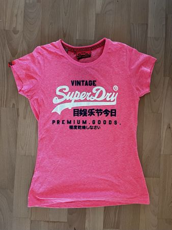 Superdry T-Shirt Grösse M Pink