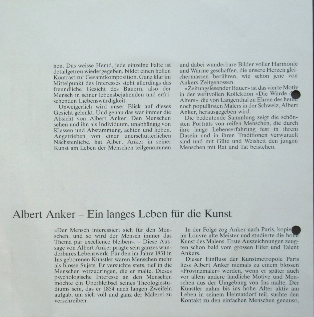 Teller: original ALBERT ANKER Sammelteller Bradford Langenthal – Neu (gemäss Beschreibung) aus Lohn-Ammannsegg von rrrikko 6