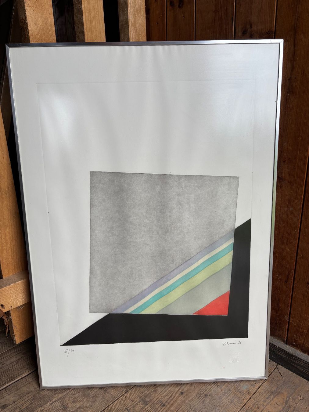 Grafica & Litografie: Lithographie Eugenio Carmi 1981 Original – Usato da Hinwil venduto da DaniBachman 2
