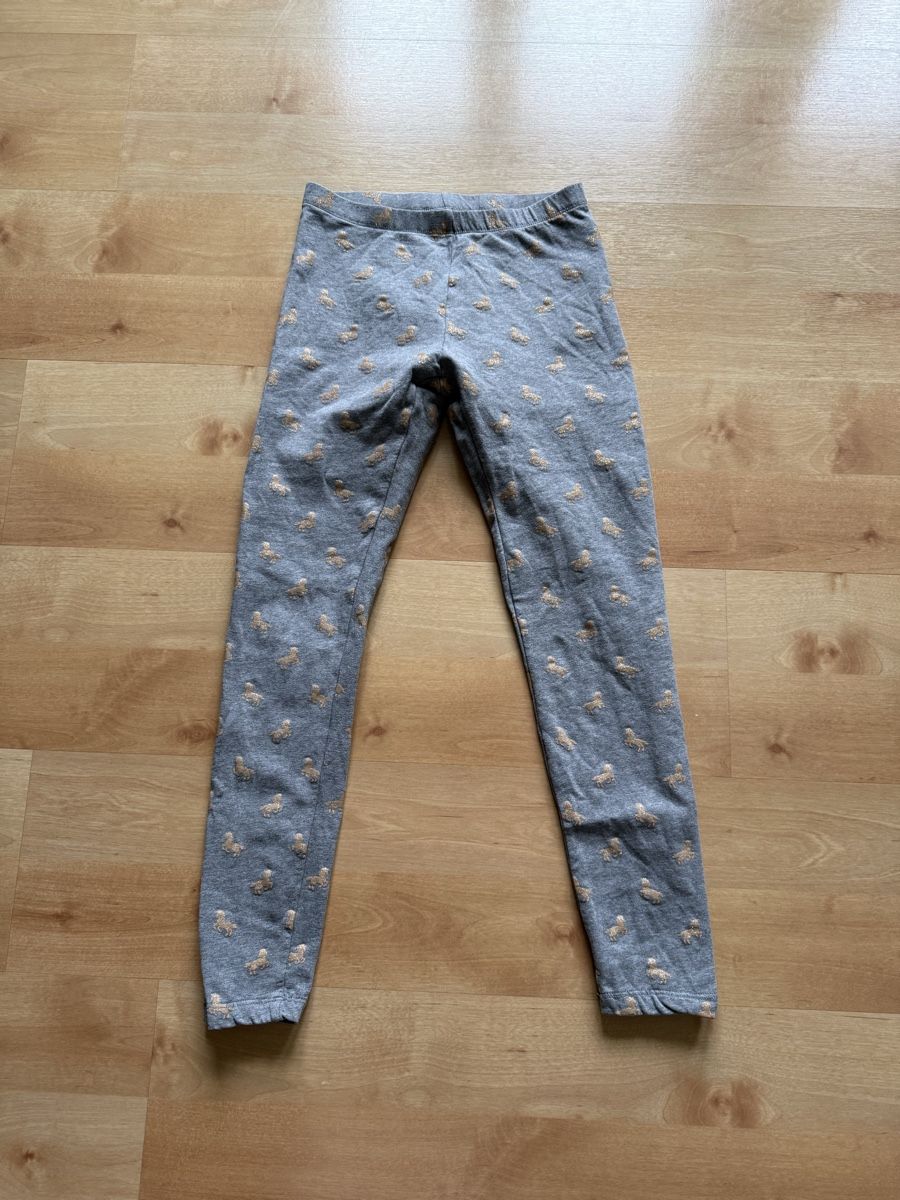 Calze & Collant: Kiabi Grey Patterned Leggings Size 10-11  – Usato da Zürich venduto da andreamt