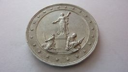 Uralte Medaille: Vereinigungsfeier Gross - Klein Basel 1892