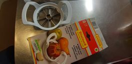 Westmark Apfel- und Birnenteiler Metall weiss