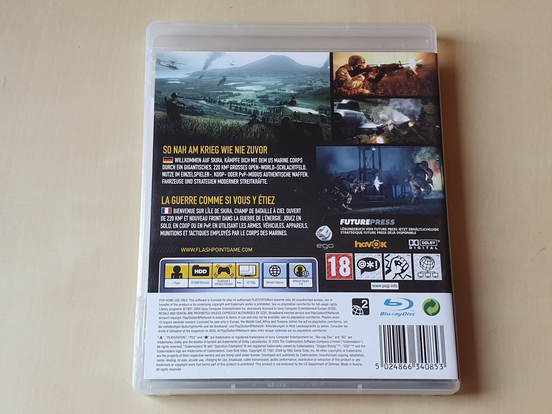 Sony Giochi: Operation Flashpoint Dragon Rising – Usato da Stansstad venduto da collectorsshop 1