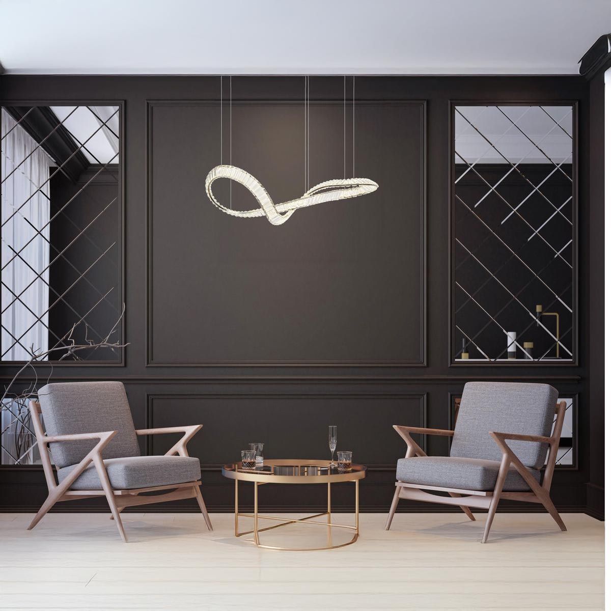 Lampadari & plafoniere: LED Pendelleuchte, CCT, 120 cm Höhe – Nuovo (secondo la descrizione) da Kreuzlingen venduto da Smart-Light 1