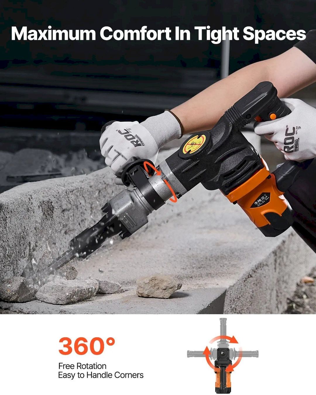 Tutti gli attrezzi: VEVOR Abbruchhammer 1400W – Nuovo e nell'imballaggio originale da Bottighofen venduto da zaap 5