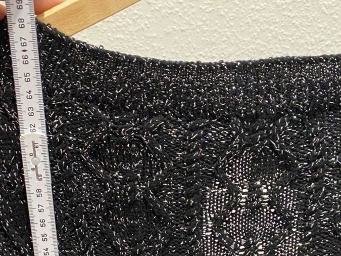 Asos Pullover & Sweatshirts: Asos Pullover Glitzer schwarz / silber Gr. 52 – Gebraucht aus Pratteln von a23_j2gs 8