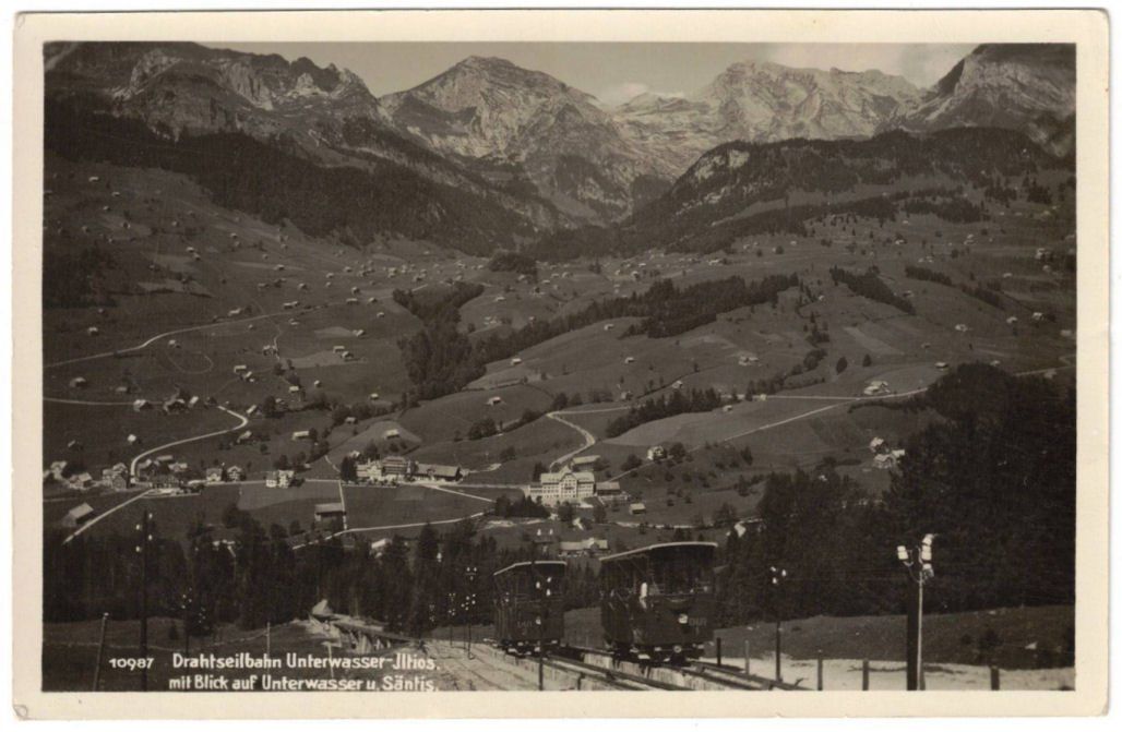 Cartoline postali: Unterwasser - Standseilbahn Iltios – Usato da Binningen venduto da Mountainrider