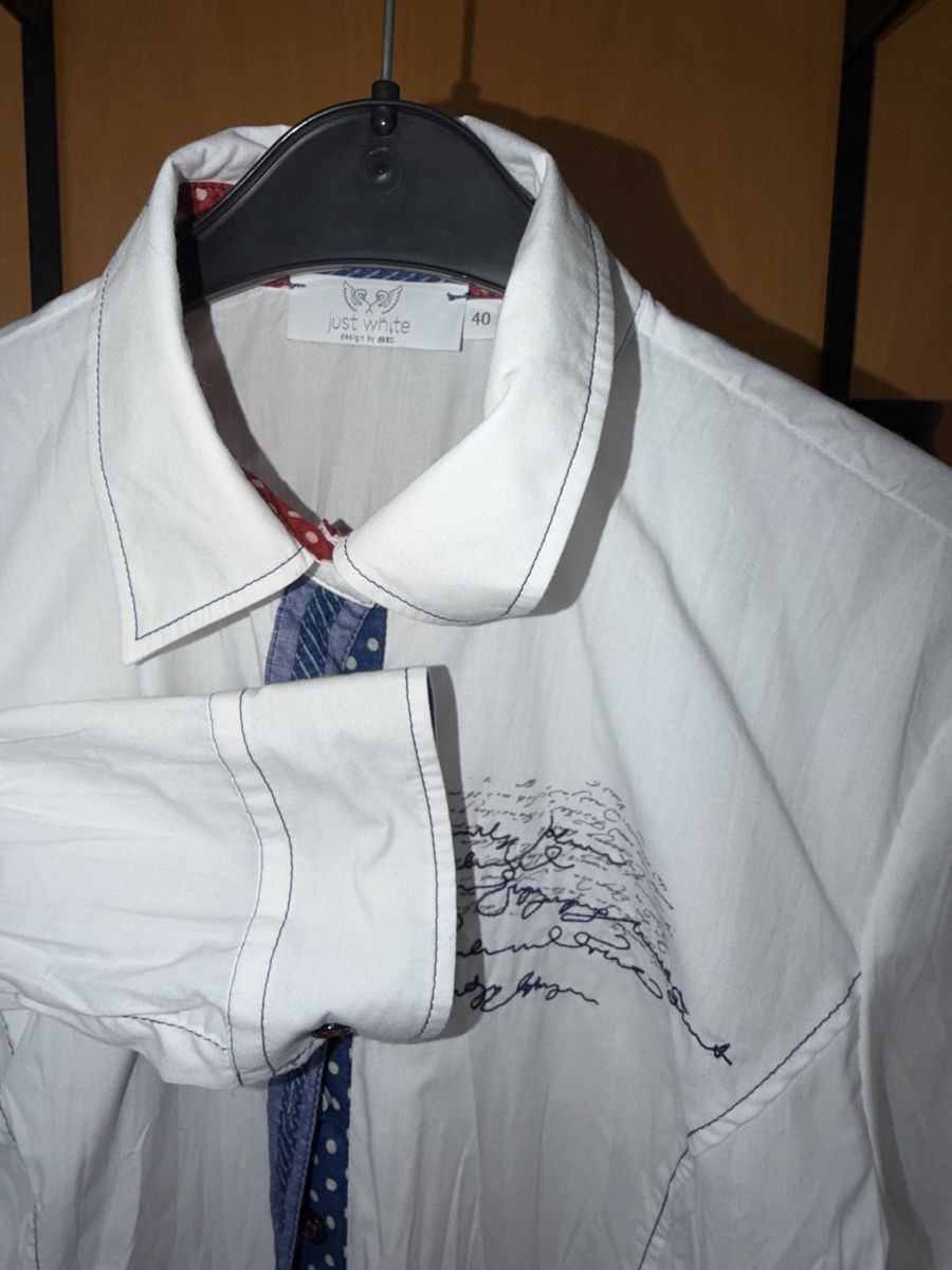 Blusen: Wunderschöne Bluse JUST WHITE 40 neu – Neu (gemäss Beschreibung) aus Dornach von samuti 1