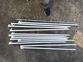 12x Sonnenschirmstange 25mm Klemmstange Sonnenschirmhalter