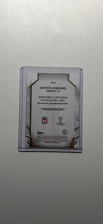 Carte collezionabili: Steven Gerrard | Topps UCC 2024/25 Base Auto – Usato da Embrach venduto da imperium.daje 1