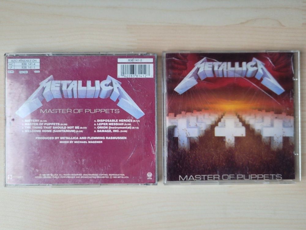 master of puppets 1986 cd