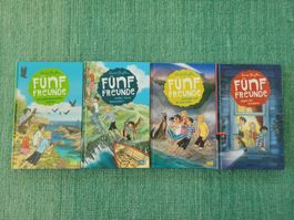 4 Fünf Freunde Bücher Enid Blyton Hardcover guter Zustand