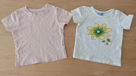 Sommer T-Shirts Set, Grösse 62/68, Top Zustand, Mädchen