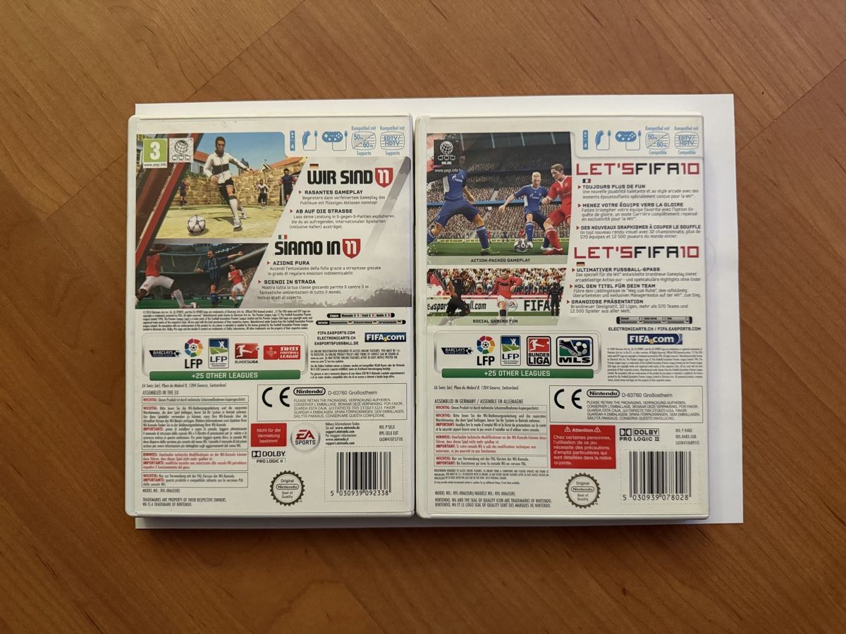 Nintendo Giochi: Fifa 10 & 11 Wii Game – Usato da Hendschiken venduto da Jamie2006 1