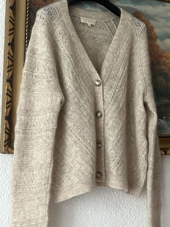 Strickjacke La Maille SEZANE Kidmohar Lanawol,Neuwe(GrL-km