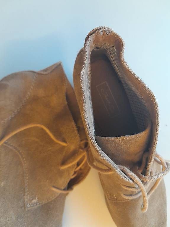 Scarpe da donna: Janet D Wildleder Stiefeletten Schnürer Gr. 40 – Usato da Cham venduto da desipere_in_loco 1
