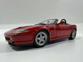 Ferrari 550 Barchetta 1:18, rot, HOT WHEELS