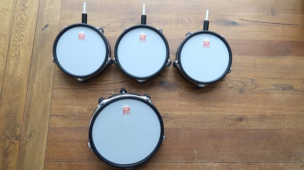 2Box Strumenti musicali: 2Box Tom/Snare-Pad-Satz Top Zustand – Usato da Rafz venduto da andy-music01