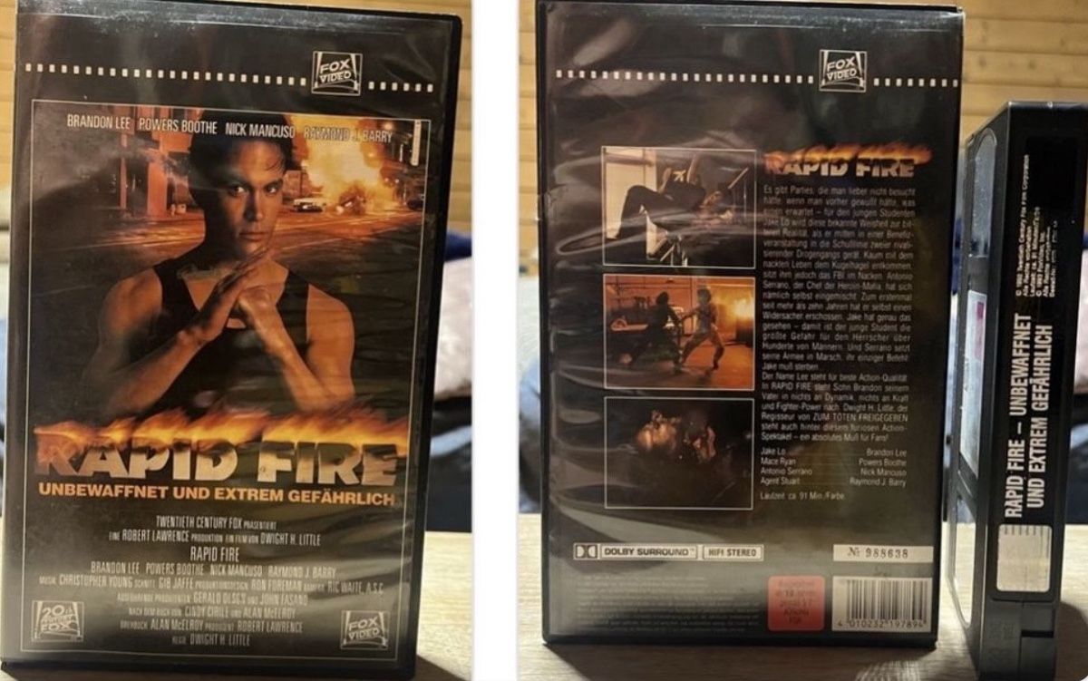 Toutes les VHS: VHS RAPID FIRE – D'occasion à Aadorf par Schwarzschlumpf1972