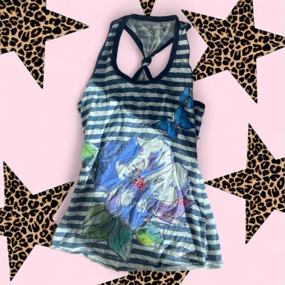 Desigual Tops: Striped desigual flower top, size S – D'occasion à Spiegel b. Bern par pre1ovedthreads 3