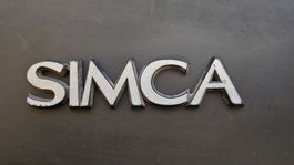 Simca Emblem Schriftzug