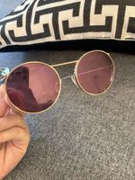 Alexander McQueen Sunglasses AM0137S 005 Rose Gold Made in I