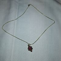 Vergoldetes 39cm langes Halsband mit Anhänger