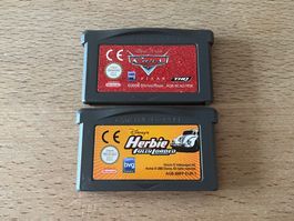 Cars und Herbie Fully Loaded Game Boy Advance GBA Bundle Set