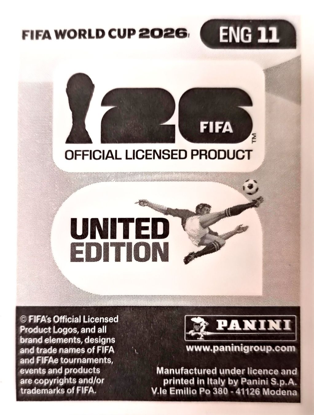 Panini Carte collezionabili: Carte FIFA World Cup 2026 ENG 11 – Usato da Clarens venduto da rim_g98y 1