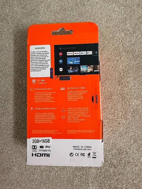 Google Lettore multimediale & Streamer: Android TV Stick 8K Ultra HD  Android 13 | WLAN 5G | Neu – Nuovo e nell'imballaggio originale da Grenchen venduto da Lego1as 2