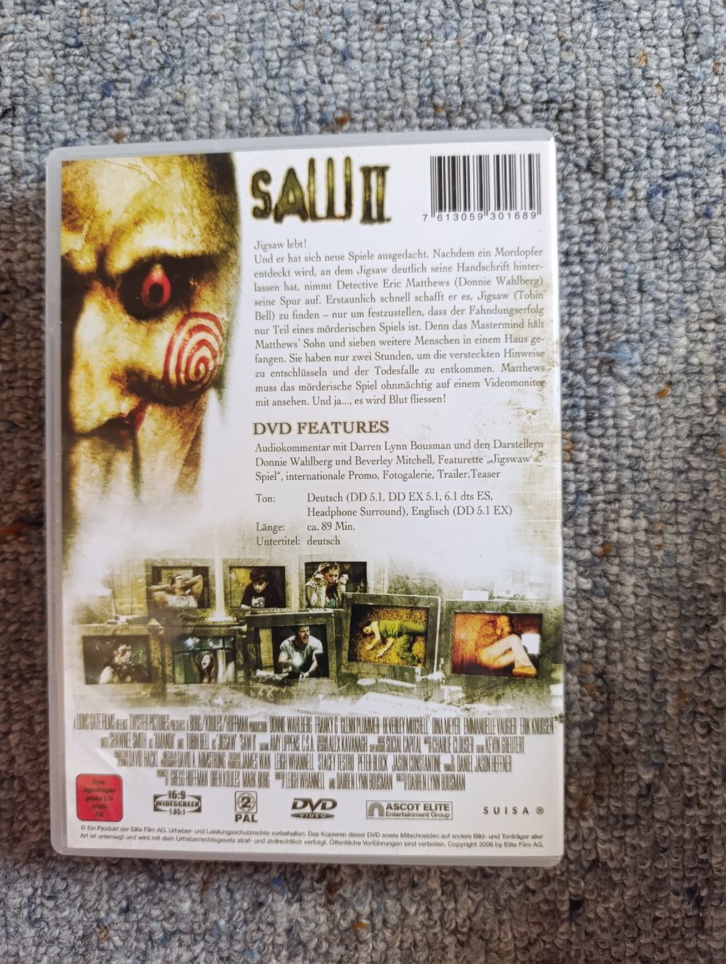 Tutti i DVDs: Saw 2 – Usato da Fischenthal venduto da Widder71 1