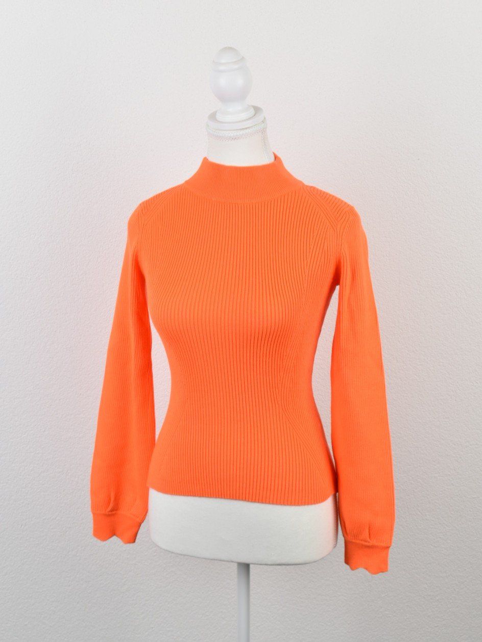Guess Maglioni & Felpe: Guess Rippstrick Pullover, neon orange, Gr.S, neuwertig – Nuovo (secondo la descrizione) da Nürensdorf venduto da 2ND_STORY 1