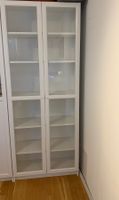 IKEA BILLY Bücherregal mit Glastüren, weiss, ca. 80x30x203