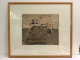 Delprete, Michel (1944 Biel) Tusche + Collage