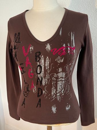 MONELLA VAGABONDA Damen Pullover, Gr. XS, Braun, NEU