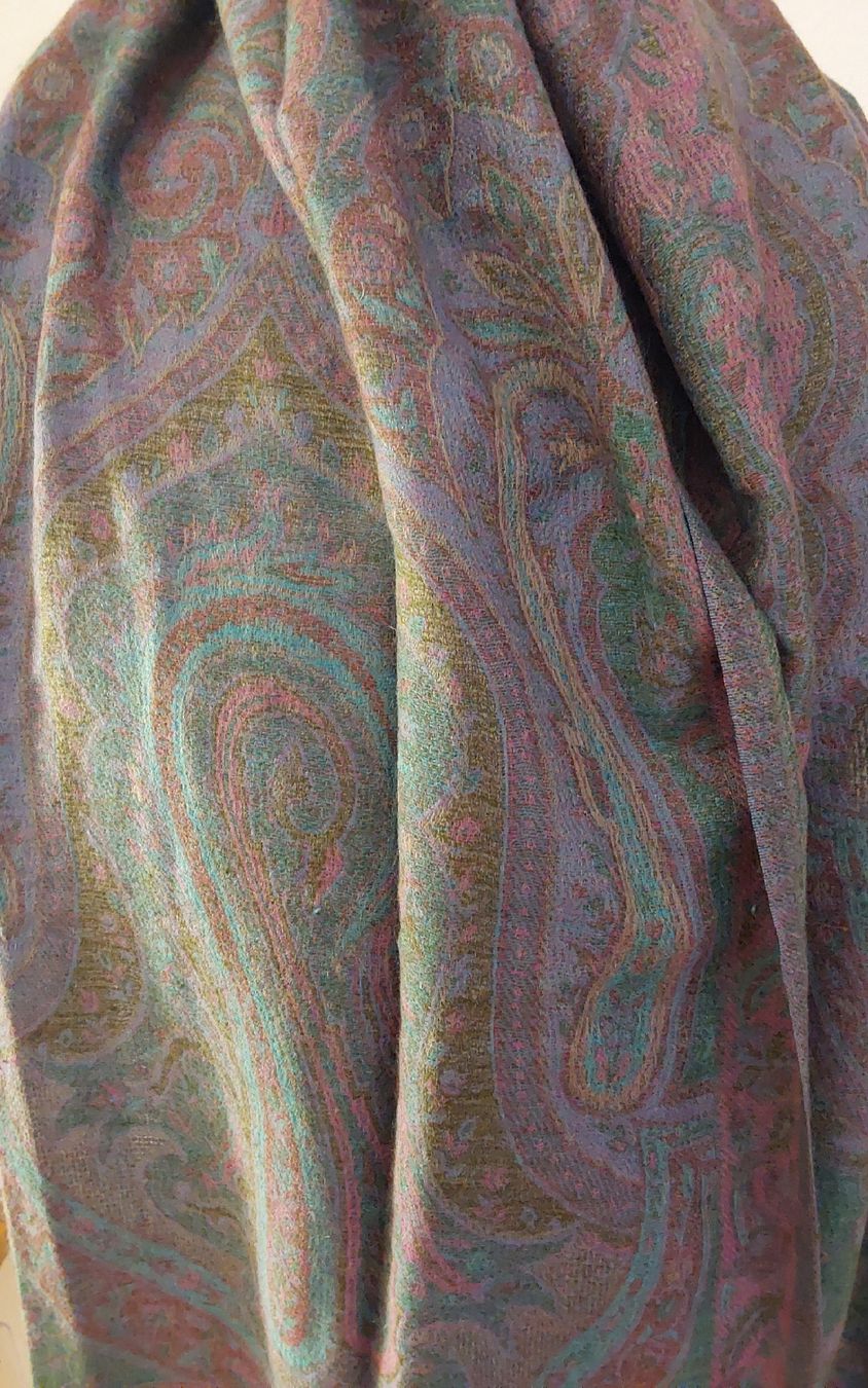Foulard & Sciarpe: Schal Kaschmir türkis – Nuovo (secondo la descrizione) da Köniz venduto da scopello12 3