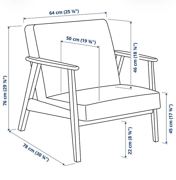 Poltrone: Sessel Ikea EKENÄSET – Usato da Worblaufen venduto da Michele_1994 3
